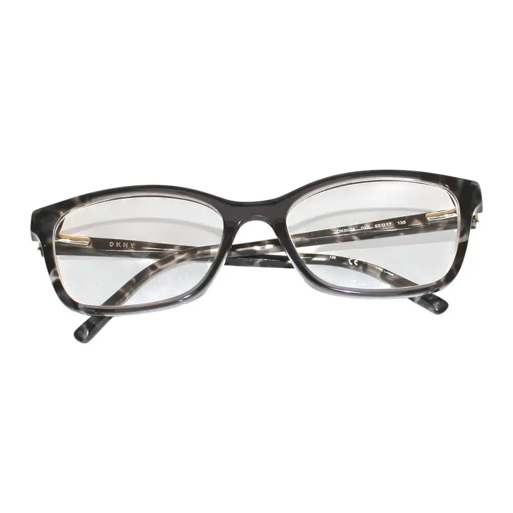 DKNY Black Gray Tortoise Prescription Glasses